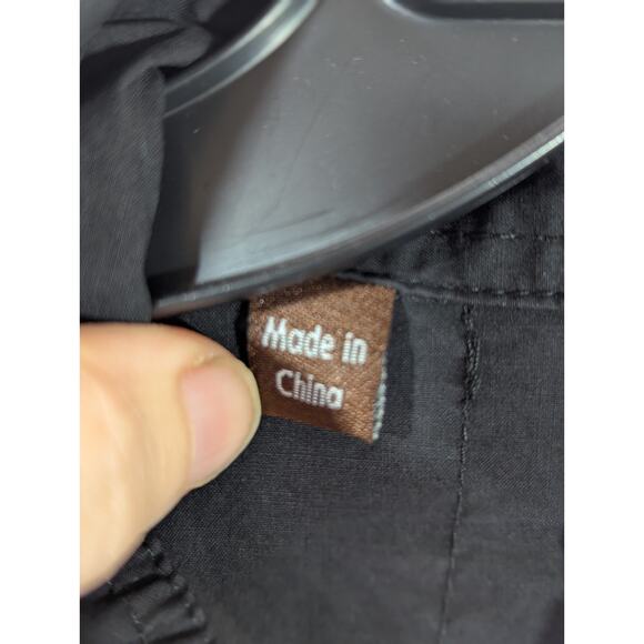 Roar Emboidered Western/Rodeo Gothic Black Button Up Large Vintage 90's Griffins - Picture 12 of 12